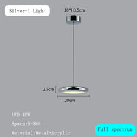 lustre rond moderne avec gradation pour restaurant et bar