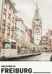 affiche des sites touristiques des villes allemandes en toile décorative