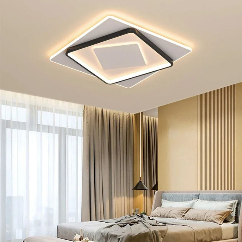 plafonnier led moderne pour décoration d'intérieur élégante et lumineuse - vue 5 sur 8