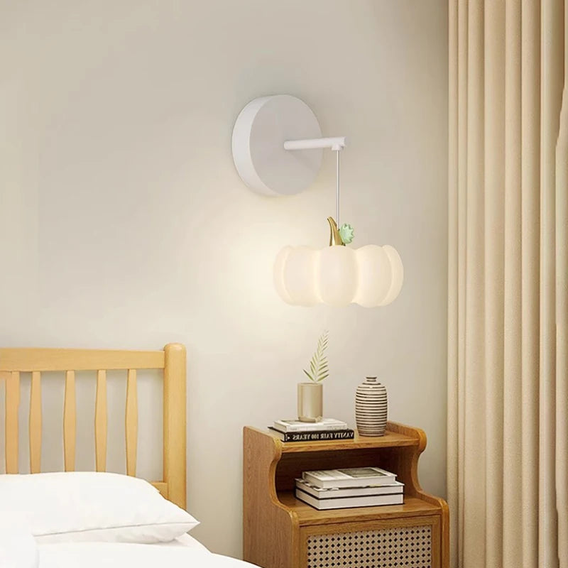 applique murale citrouille pour chambre d'enfant chaleureuse et moderne - vue 4 sur 9