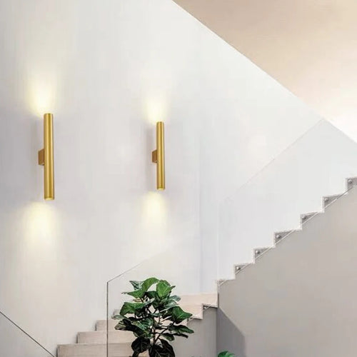 Applique murale LED lampes intérieur hôtel chevet applique murale 20/30/40 cm doré noir blanc pour chevet/salon/allée appliques pour la maison - vue 6 sur 6