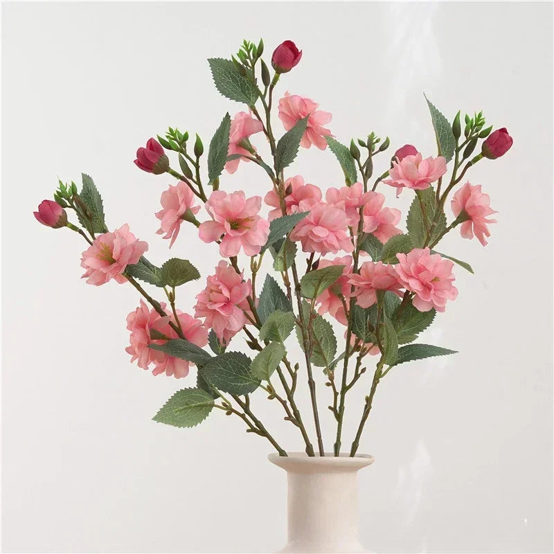 bouquet de roses artificielles en soie pour décoration intérieure - vue 9 sur 11