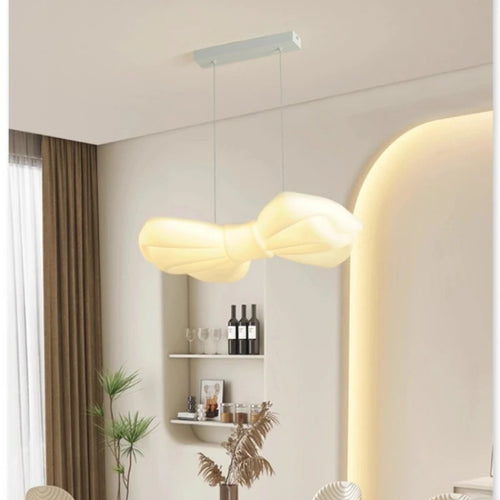 Modern LED warm romantic cream ceiling lamp Pendant lamp suitable for children bedroom dining room, study decorative chandelier - vue 3 sur 8