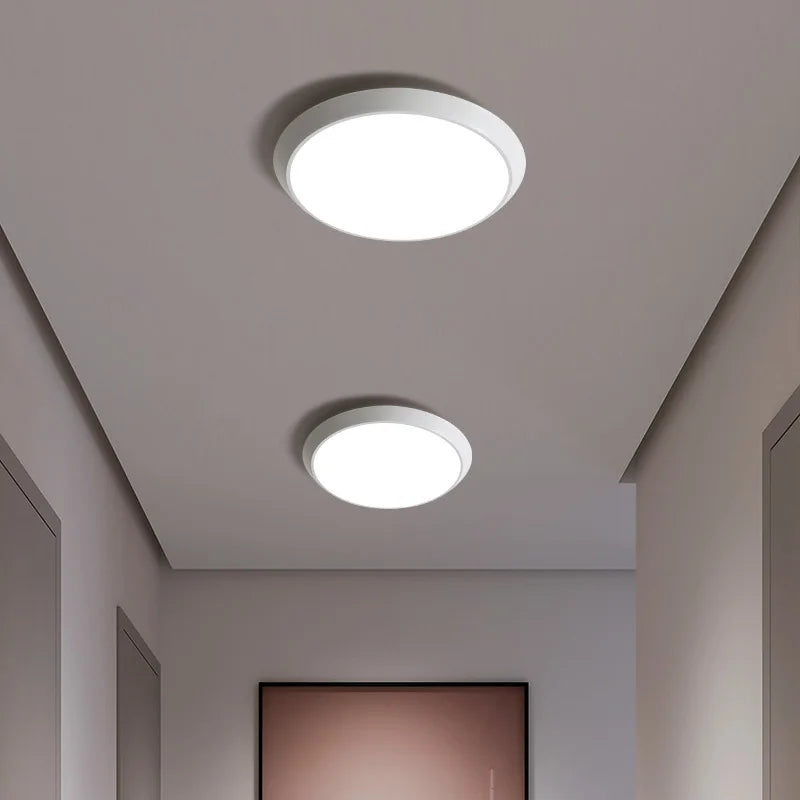 plafonnier led ultramince rond étanche à trois épreuves - vue 7 sur 18