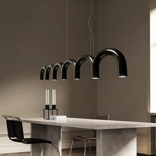 lustre led minimaliste moderne pour tables alimentaires design luminaire
