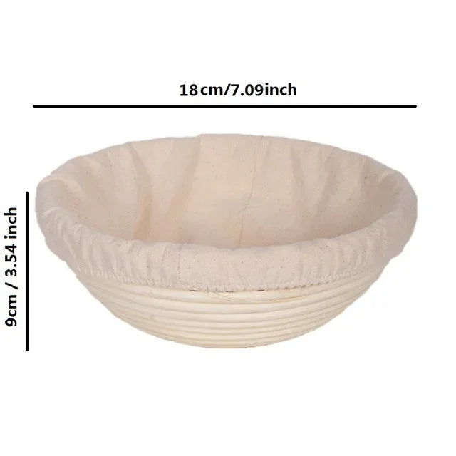 corbeille à pain en rotin panier de fermentation indonésien tissé - vue 13 sur 19