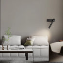Appliques murales en cuivre avec interrupteur rotatif