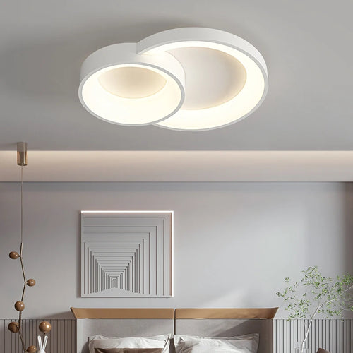 Modern minimalist cloud-shaped LED lamp - vue 4 sur 15
