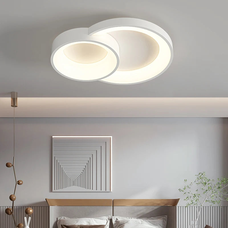 Modern minimalist cloud-shaped LED lamp - vue 4 sur 15