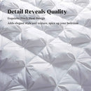 3D Bread White Goose Down Filler Comforter King Queen Size Duvet Insert, 100% Cotton Cover, All Seasons Quilt Thicken Blanket