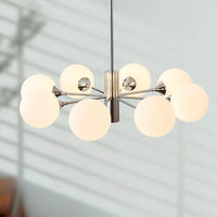 lustre design nordique moderne forme haricot magique luxe éclairage intérieur