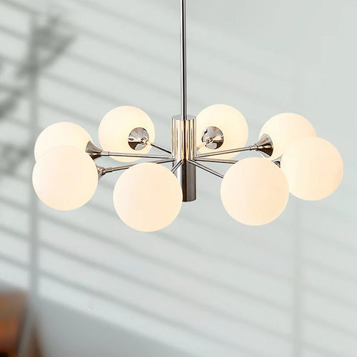 lustre design nordique moderne forme haricot magique luxe éclairage intérieur