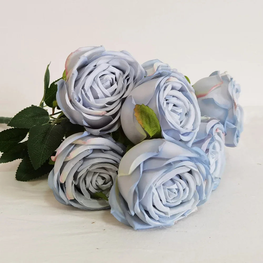 bouquet de roses artificielles pour mariage et décoration jardin - vue 10 sur 10