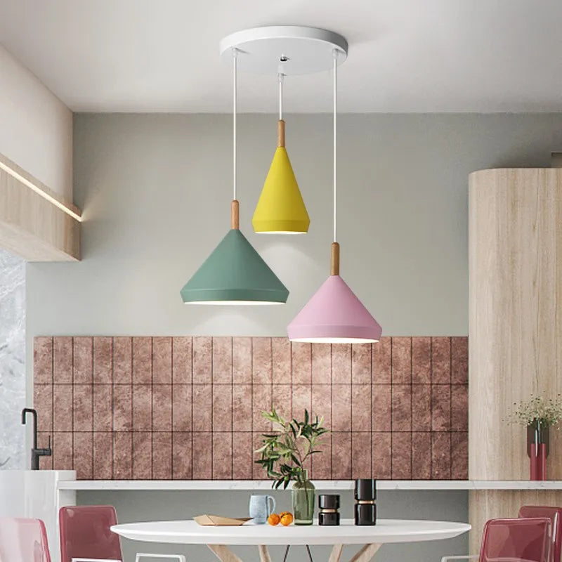 lampes suspendues modernes pour barre de décoration