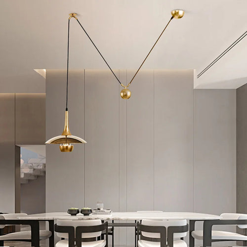 Nordic designer UFO pendant lamp - vue 5 sur 10