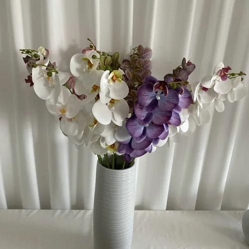 phalaenopsis artificiel orchidée rose décoration pour mariage et jardin - vue 3 sur 23