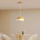Lustre fer grain bois nordique LED salle manger bureau chevet