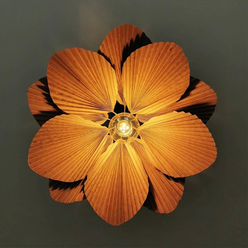 plafonnier en papier wabi sabi pour décoration intérieure moderne - vue 5 sur 8