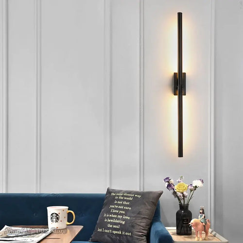 Applique murale à tube linéaire simples et modernes LED de haut en bas - vue 3 sur 5