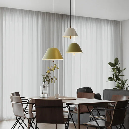 Suspension en fer au design nordique LED - vue 3 sur 14