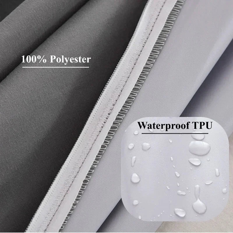 housse de matelas imperméable à fermeture éclair pour tous types de lits