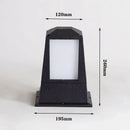 Waterproof column floor lamp for outdoor garden lighting