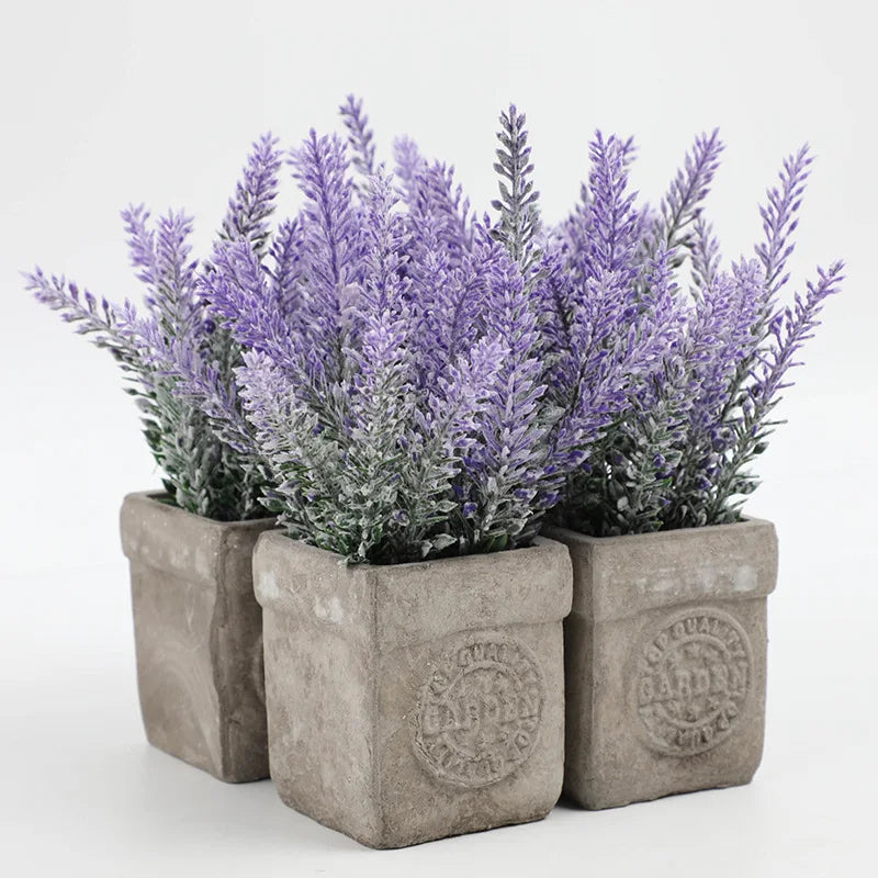 plantes artificielles lavande pour décoration intérieure mariage et fêtes - vue 3 sur 6