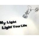 Handmade LED wall lights with a retro industrial style for lighting in restaurants, bars, cafes, interiors, hotels and bathrooms