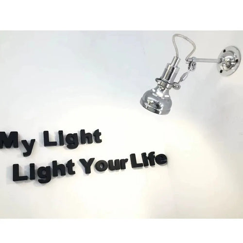 Handmade LED wall lights with a retro industrial style for lighting in restaurants, bars, cafes, interiors, hotels and bathrooms - vue 3 sur 6