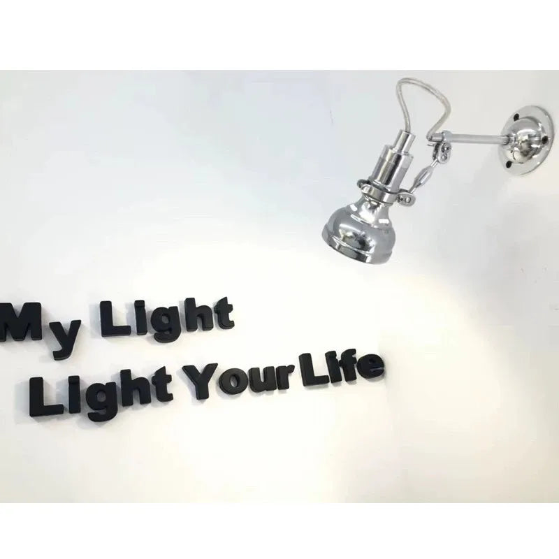 Handmade LED wall lights with a retro industrial style for lighting in restaurants, bars, cafes, interiors, hotels and bathrooms - vue 2 sur 6