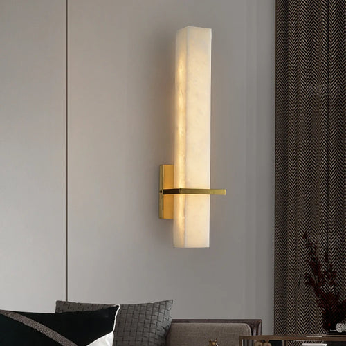 applique murale led en cuivre de luxe minimaliste