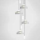 suspension post-moderne en verre pour décoration intérieure