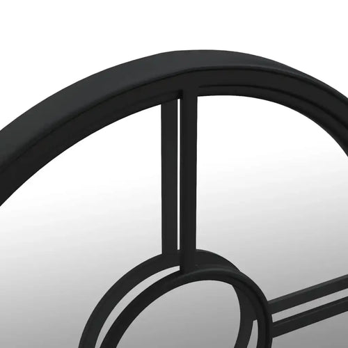 40x4 cm black mirror iron for indoor use, home decoration wall decal living room decoration - vue 6 sur 7
