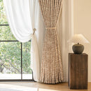 Rideau occultant floral moderne pour salon chambre