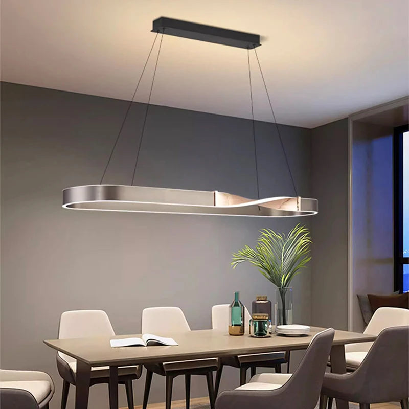lustre led décoratif moderne suspension plafonnier éclairage intérieur