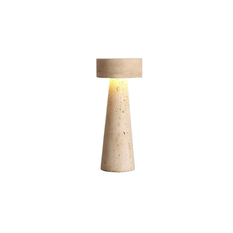 Creative Stone Table Lamp Desk Light for Bedroom Living Room Study - vue 6 sur 7