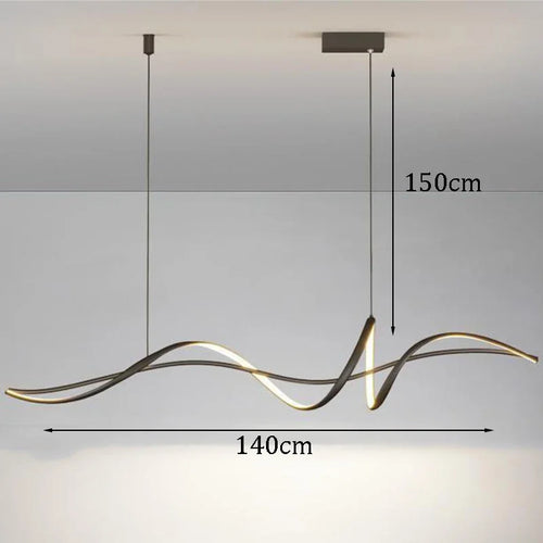 2024 Modern Home Decoration Circular LED Lights, Living Room Chandeliers, Dining Room Chandelier, Indoor Lighting - vue 10 sur 12
