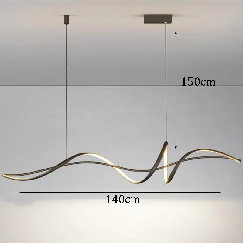 2024 Modern Home Decoration Circular LED Lights, Living Room Chandeliers, Dining Room Chandelier, Indoor Lighting - vue 9 sur 12