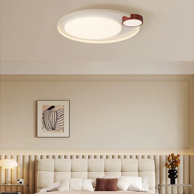Plafonniers carrés ronds simples chambre LED éclairage intérieur moderne couloir nordique étude cuisine salle à manger lumière - vue 5 sur 12