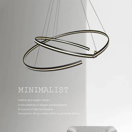 lampe led design moderne à suspendre pour intérieur