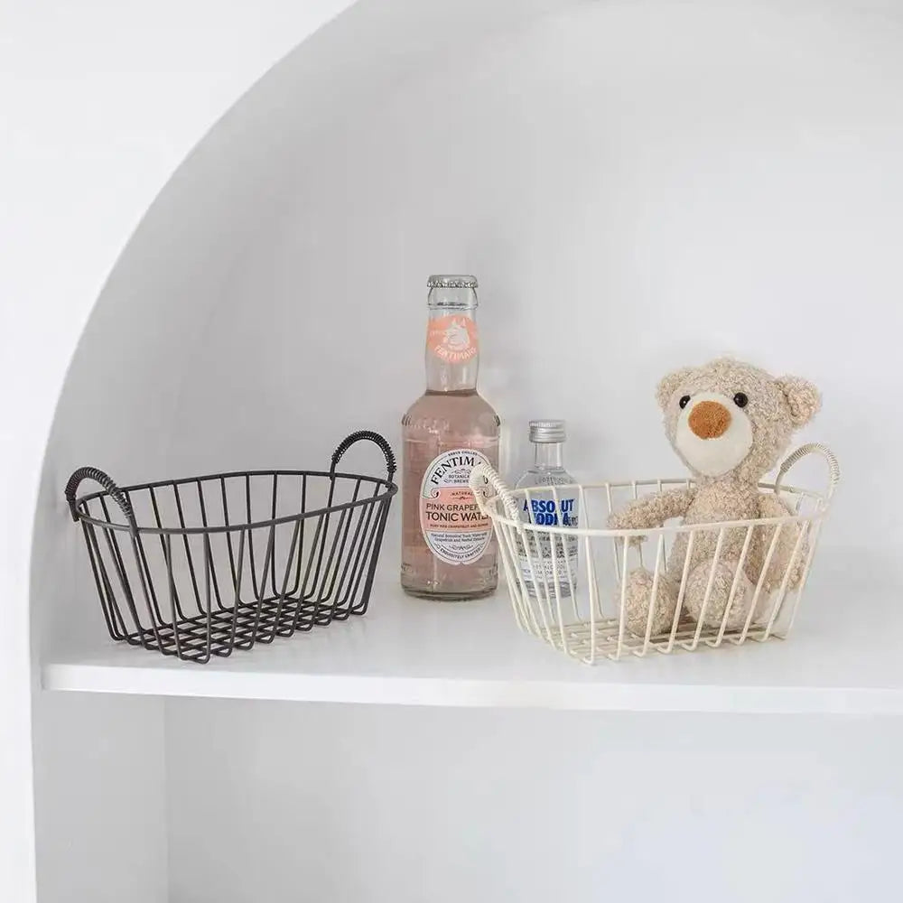 paniers en fil de fer pour rangement et organisation - vue 3 sur 8