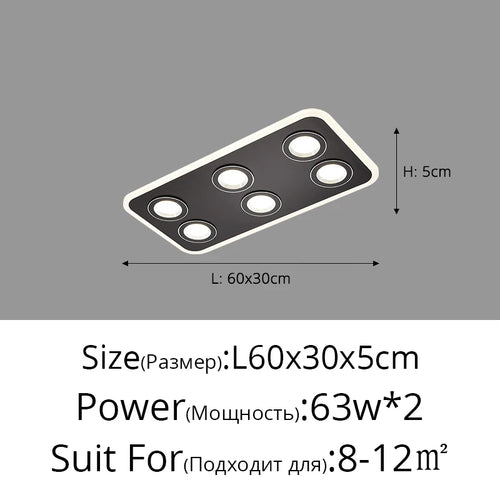 plafonnier led moderne pour décoration intérieure élégante et contemporaine