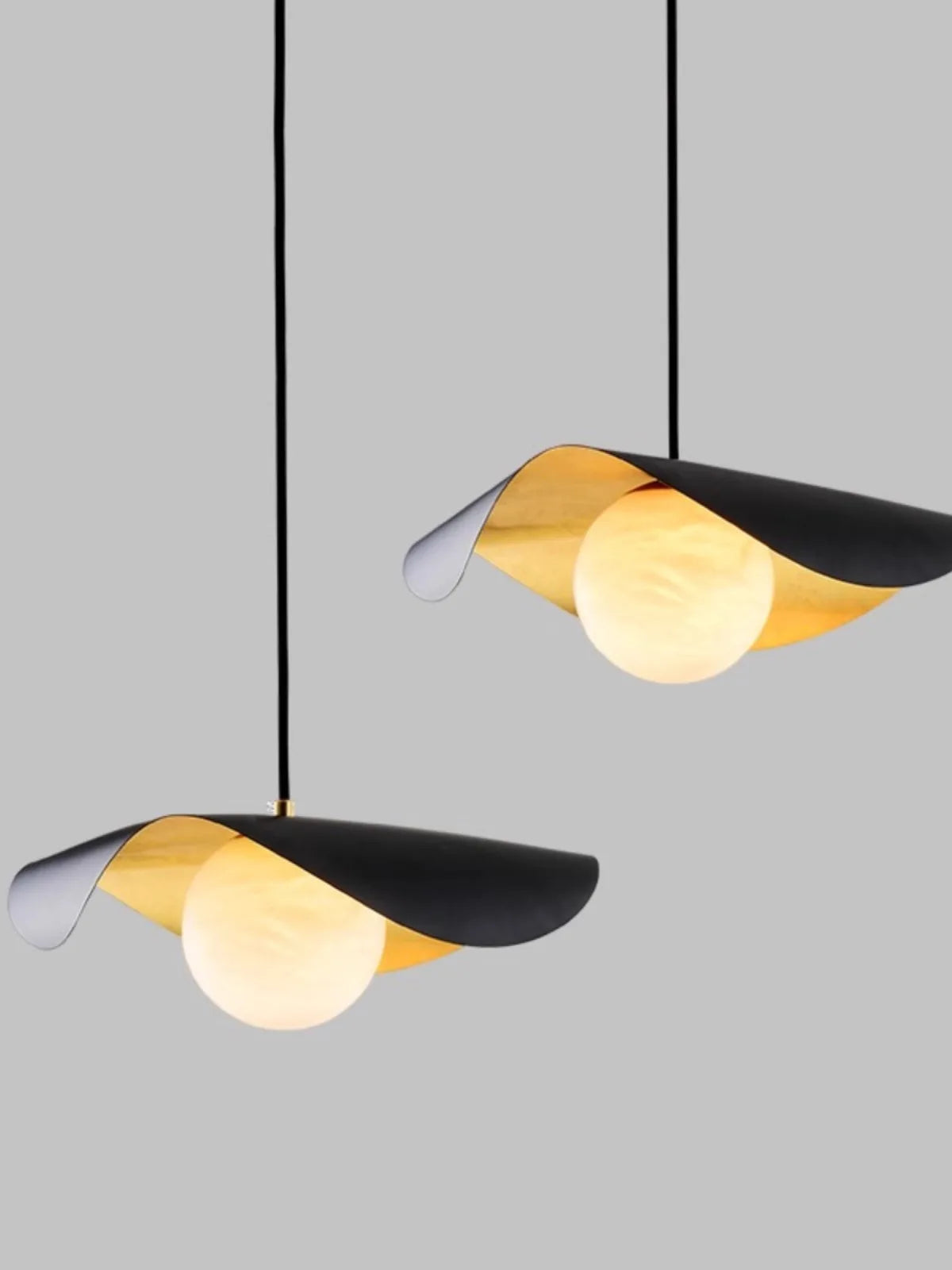 lustre en marbre led postmoderne pour décoration de luxe - vue 4 sur 16