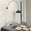 Long Pole Wall Lamps Industrial Vintage Living Room Wall Light Long Swing Arm Restaurant Dining Table Wall Mount Lights Black