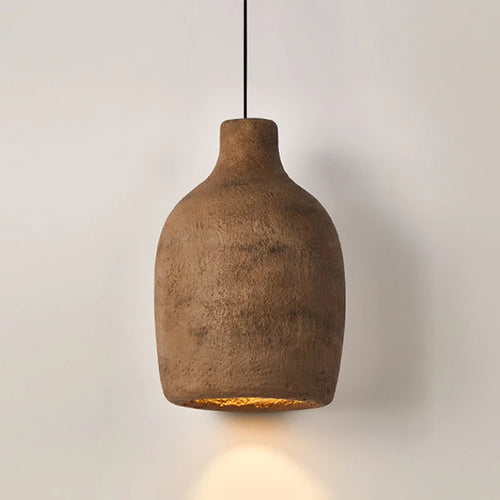 suspension led design rétro nordique wabi sabi pour décoration maison