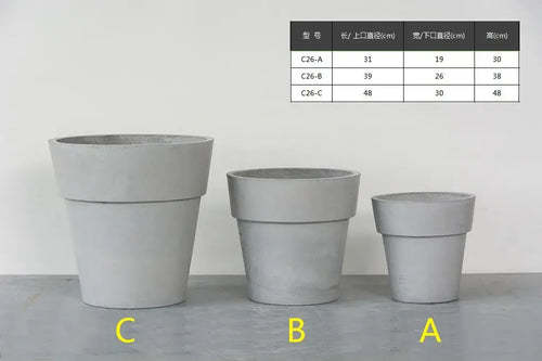 moule créatif pour pots de fleurs en argile et silicone