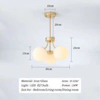 lustre led nordique 	 pour éclairage intérieur suspendu