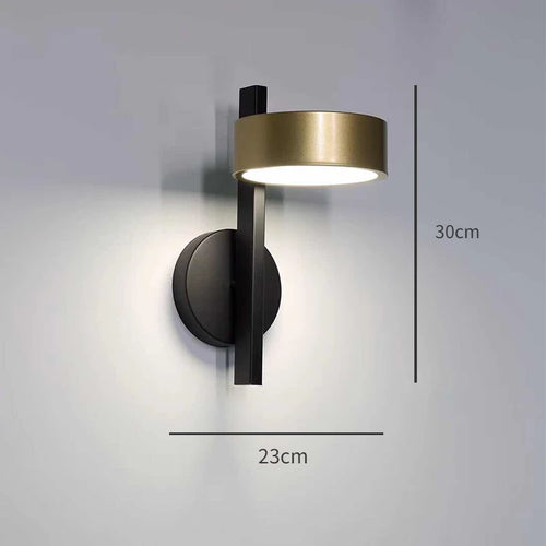 Nordic Creative Bedroom, Bedside Lamp Wall Lamp Personalized and Simple Hallway Entrance Wall Lamp Modern and Simple Living Room - vue 6 sur 7