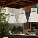 Modern wabi-sabi fabric pendant light for interior decoration