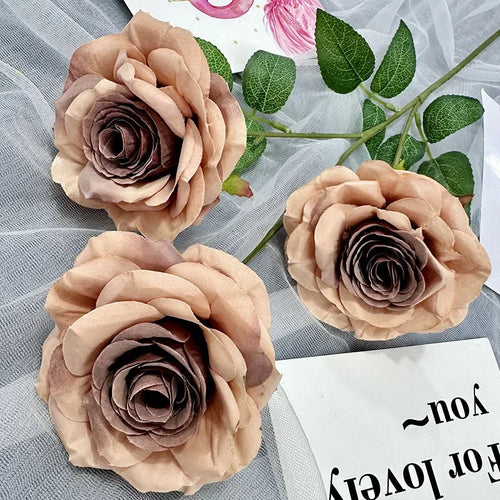 décoration florale en soie avec roses et branches pour fêtes - vue 14 sur 14